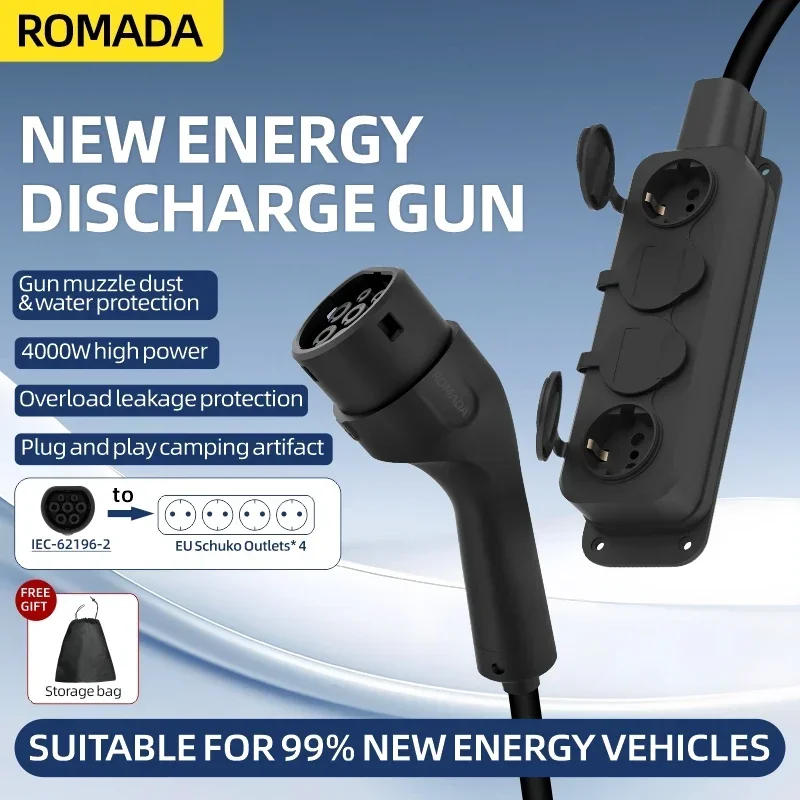 Portable 16A 4KW Electric Car  - Ac Outdoor Power review and price